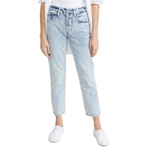 Frame Le Original slim straight jeans Richlake light blue acid wash denim sz 31